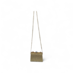 Golden Clutch with Diamond Lock