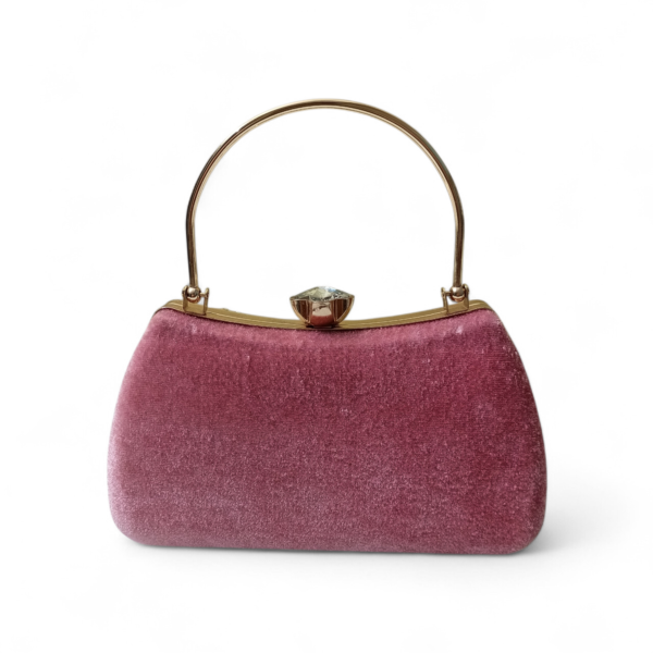 Velvet Diamond Lock Bag