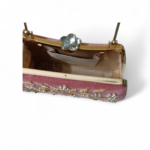 Velvet Diamond Lock Bag