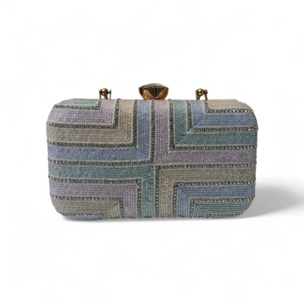 Stylish Embroidery Lock Bag