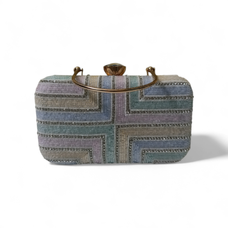 Stylish Embroidery Lock Bag