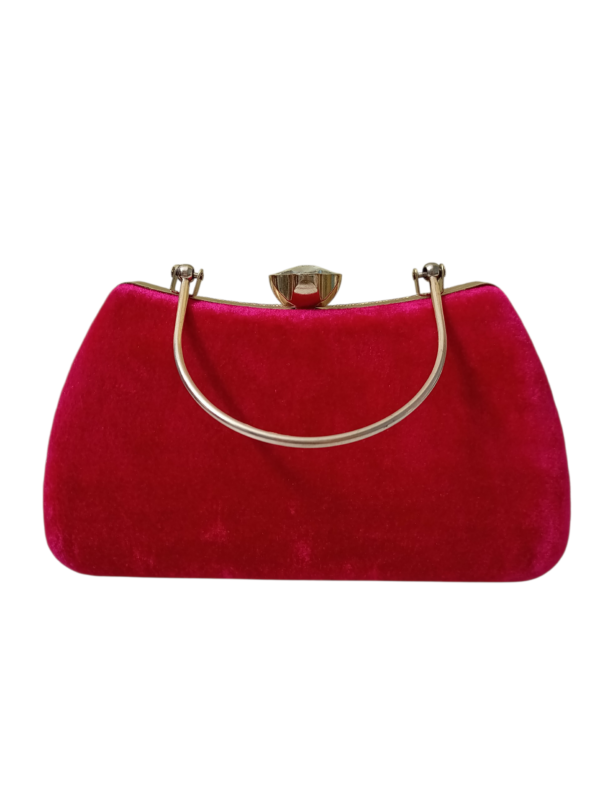 Embroidery Red Lock Bag