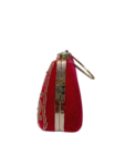 Embroidery Red Lock Bag