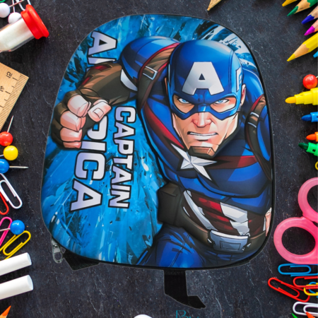 Captain America Kids School Bag